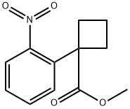 methyl 1-(2-nitrophenyl)cyclobutanecarboxylate Structure
