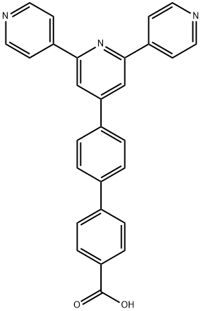 [1,1'-Biphenyl]-4-carboxylic acid, 4'-[4,2':6',4''-terpyridin]-4'-yl-|4'-([4,2':6',4''-三联吡啶]-4'-基)-[1,1'-联苯]-4-羧酸