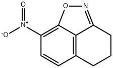 3H-Naphth[1,8-cd]isoxazole, 4,5-dihydro-8-nitro- Structure