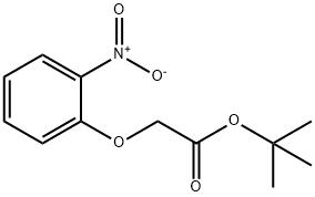 Acetic acid, 2-(2-nitrophenoxy)-, 1,1-dimethylethyl ester Struktur