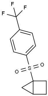 Bicyclo[2.1.0]pentane, 1-[[4-(trifluoromethyl)phenyl]sulfonyl]- Structure