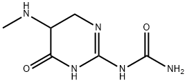 N-[5-(METHYLAMINO)-6-OXO-1,4,5,6-TETRAHYDRO-2-PYRIMIDINYL]UREA, 207570-27-2, 结构式
