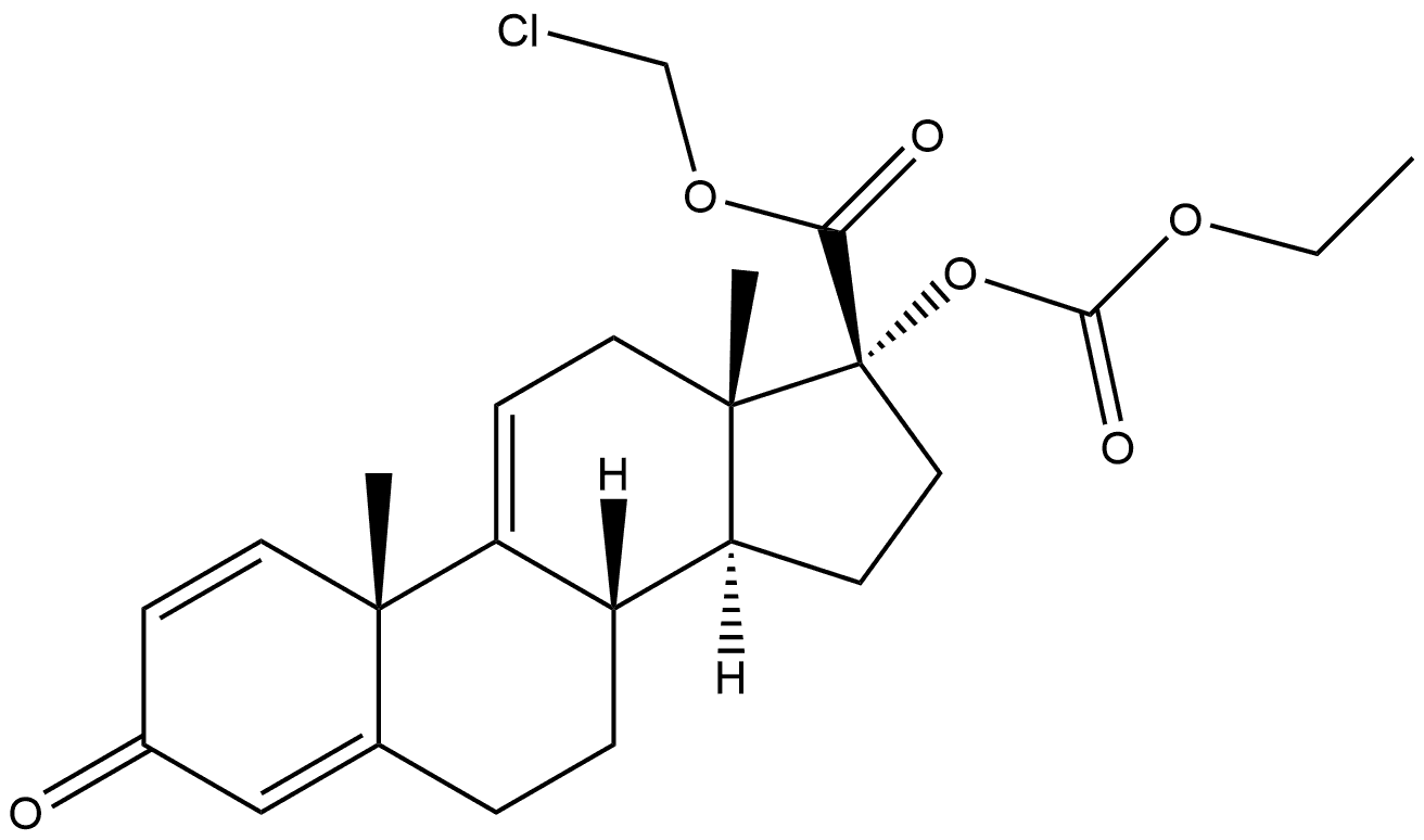 氯替泼诺杂质,207670-55-1,结构式