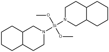 Isoquinoline, 2,2'-(dimethoxysilylene)bis[decahydro-,207689-95-0,结构式