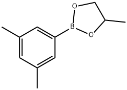 2-(3,5-Dimethylphenyl)-4-methyl-1,3,2-dioxaborolane 结构式