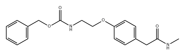 Carbamic acid, [2-[4-[2-(methylamino)-2-oxoethyl]phenoxy]ethyl]-, phenylmethyl ester (9CI),207922-74-5,结构式