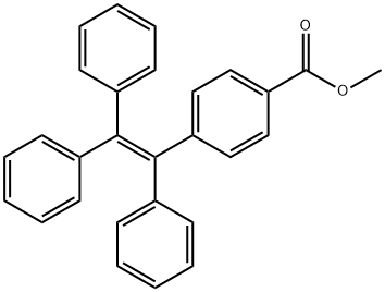 METHYL 4-(1,2,2-TRIPHENYLETHENYL)BENZOATE 结构式
