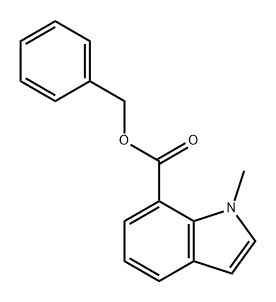 1H-Indole-7-carboxylic acid, 1-methyl-, phenylmethyl ester