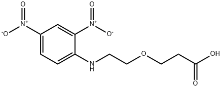 DNP-PEG1-COOH 化学構造式