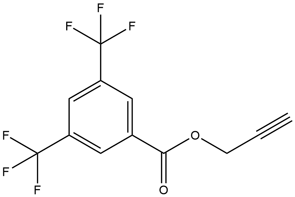 2-Propyn-1-yl 3,5-bis(trifluoromethyl)benzoate Struktur