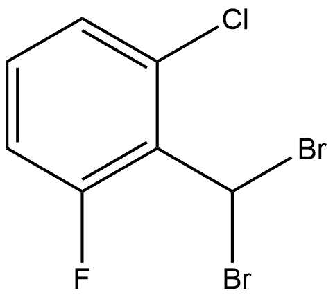 1-Chloro-2-(dibromomethyl)-3-fluorobenzene,2088945-73-5,结构式