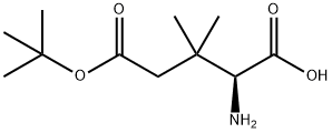 5-(1,1-Dimethylethyl) hydrogen 3,3-dimethyl-L-glutamate Structure