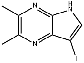 7-碘-2,3-二甲基-5H-吡咯并[2,3-B]吡嗪,2089315-56-8,结构式