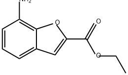 2-Benzofurancarboxylic acid, 7-amino-, ethyl ester Structure