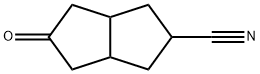 2-Pentalenecarbonitrile, octahydro-5-oxo- 化学構造式