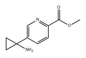 5-(1-氨基环丙基)吡啶-2-甲酸甲酯, 2089649-18-1, 结构式