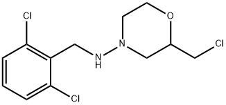 2-(Chloromethyl)-N-[(2,6-dichlorophenyl)methyl]-4-morpholinamine Structure