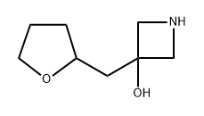 3-((四氢呋喃-2-基)甲基)氮杂环丁烷-3-醇 结构式