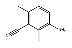 Benzonitrile, 3-amino-2,6-dimethyl- Structure