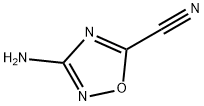 1,2,4-Oxadiazole-5-carbonitrile, 3-amino- Struktur