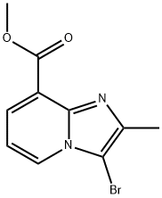 methyl 3-bromo-2-methylimidazo[1,2-a]pyridine-8-carboxylate|