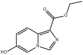 6-羟基咪唑并[1,5-A]吡啶-1-羧酸乙酯 结构式