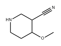 3-Piperidinecarbonitrile, 4-methoxy- Struktur