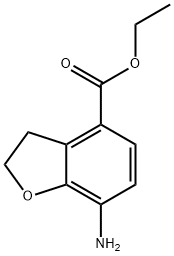 Ethyl 7-amino-2,3-dihydro-1-benzofuran-4-carboxylate Structure