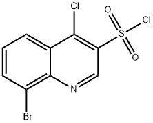 8-bromo-4-chloroquinoline-3-sulfonyl chloride Structure
