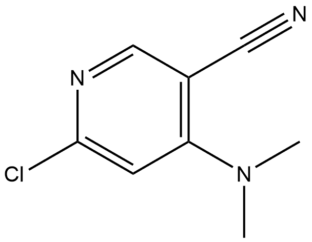6-氯-4-(二甲基氨基)烟酸腈, 2090306-15-1, 结构式