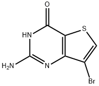 Thieno[3,2-d]pyrimidin-4(3H)-one, 2-amino-7-bromo- 化学構造式