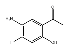 Ethanone, 1-(5-amino-4-fluoro-2-hydroxyphenyl)- Struktur