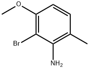 Benzenamine, 2-bromo-3-methoxy-6-methyl- Structure