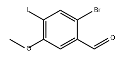 Benzaldehyde, 2-bromo-4-iodo-5-methoxy- Struktur