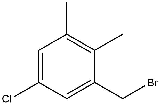 1-(Bromomethyl)-5-chloro-2,3-dimethylbenzene Struktur