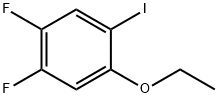 1-乙氧基-4,5-二氟-2-碘苯 结构式