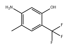 Phenol, 5-amino-4-methyl-2-(trifluoromethyl)- 结构式