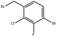 4-Bromo-2-chloro-3-fluorobenzyl bromide Structure