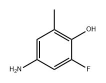 4-氨基-2-氟-6-甲基苯酚,2090543-77-2,结构式