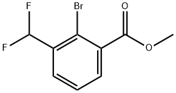 Methyl 2-bromo-3-(difluoromethyl)benzoate 结构式