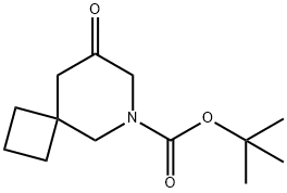 tert-butyl 8-oxo-6-azaspiro[3.5]nonane-6-carboxylate Struktur