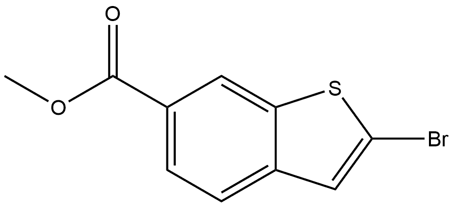 Methyl 2-bromobenzo[b]thiophene-6-carboxylate Structure