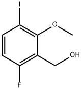 2-甲氧基-3-碘-6-氟苄醇,2090747-57-0,结构式
