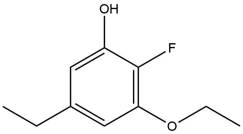 3-Ethoxy-5-ethyl-2-fluorophenol,2090761-92-3,结构式