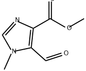 1H-Imidazole-4-carboxylic acid, 5-formyl-1-methyl-, methyl ester Structure