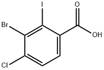 3-溴-4-氯-2-碘苯甲酸,2090856-21-4,结构式