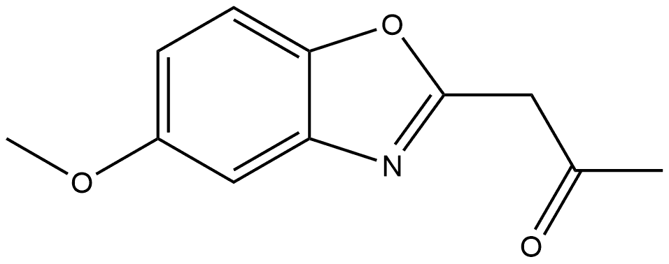 1-(5-Methoxy-2-benzoxazolyl)-2-propanone Structure