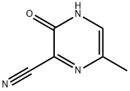3,4-Dihydro-6-methyl-3-oxo-2-pyrazinecarbonitrile Struktur