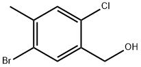 (5-bromo-2-chloro-4-methylphenyl)methanol Struktur