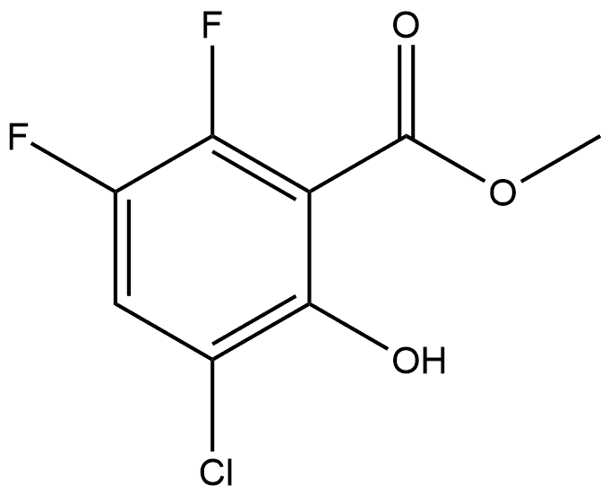 methyl 3-chloro-5,6-difluoro-2-hydroxybenzoate,2091039-72-2,结构式